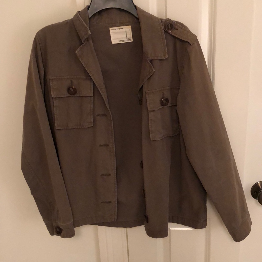 army green jacket